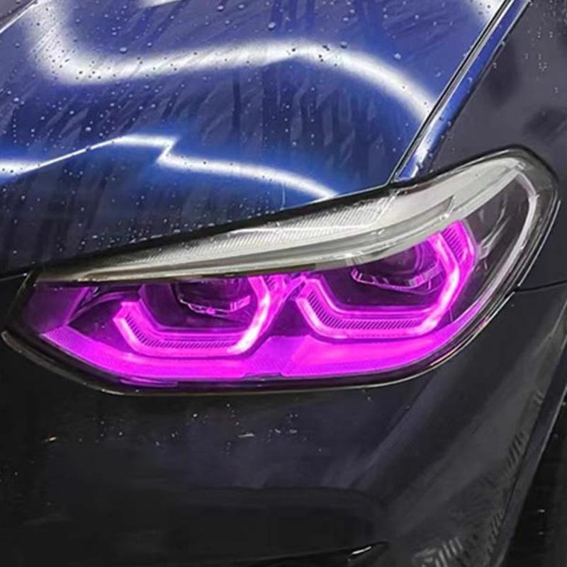 Совместимо с BMW G01, G02, G08 (2018-2021 гг.): Семицветные RGB Дневные Ходовые Огни с Управлением через Мобильное Приложение