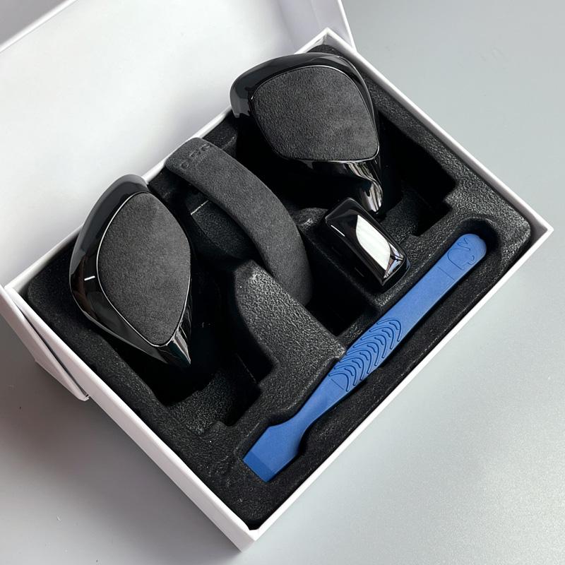 Черный хром с замшевой рукояткой переключения передач, боковая крышка, эмблема DSG для VW Golf 6 7 R GTI Passat B7 B8 CC R20 Jetta MK6