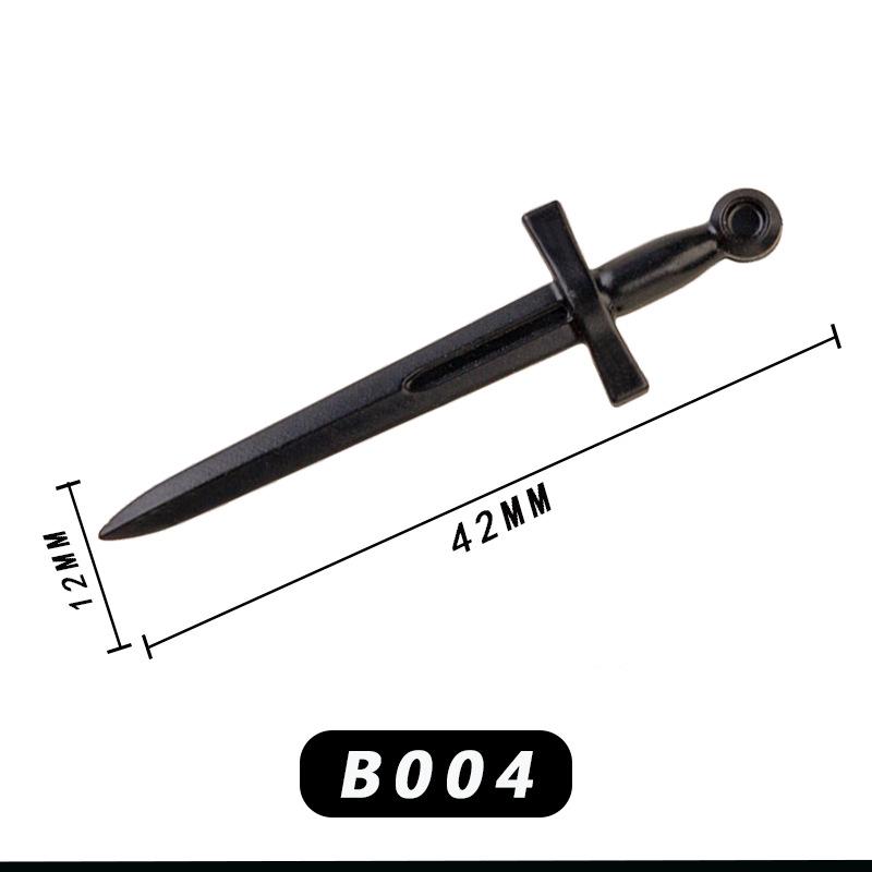 Минифигурка средневекового рыцаря: Фонтан, Рапира, Совместимый с кубиками LEGO