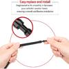 OTUAYAUTO Universal Windshield Washer Hose Connectors, I-Type Wiper Hose Connectors Adapters for Windshield Washer Nozzles (Pack of 10)