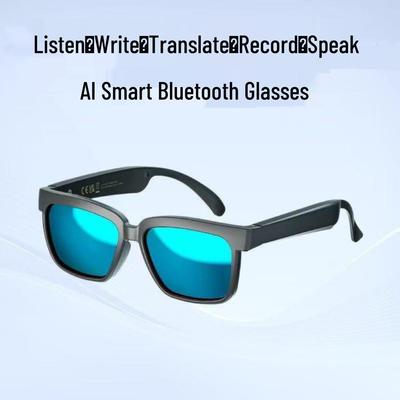 Умные Bluetooth-очки с ИИ: Беспроводное аудио, Перевод в реальном времени на 100+ языков, Музыка и звонки