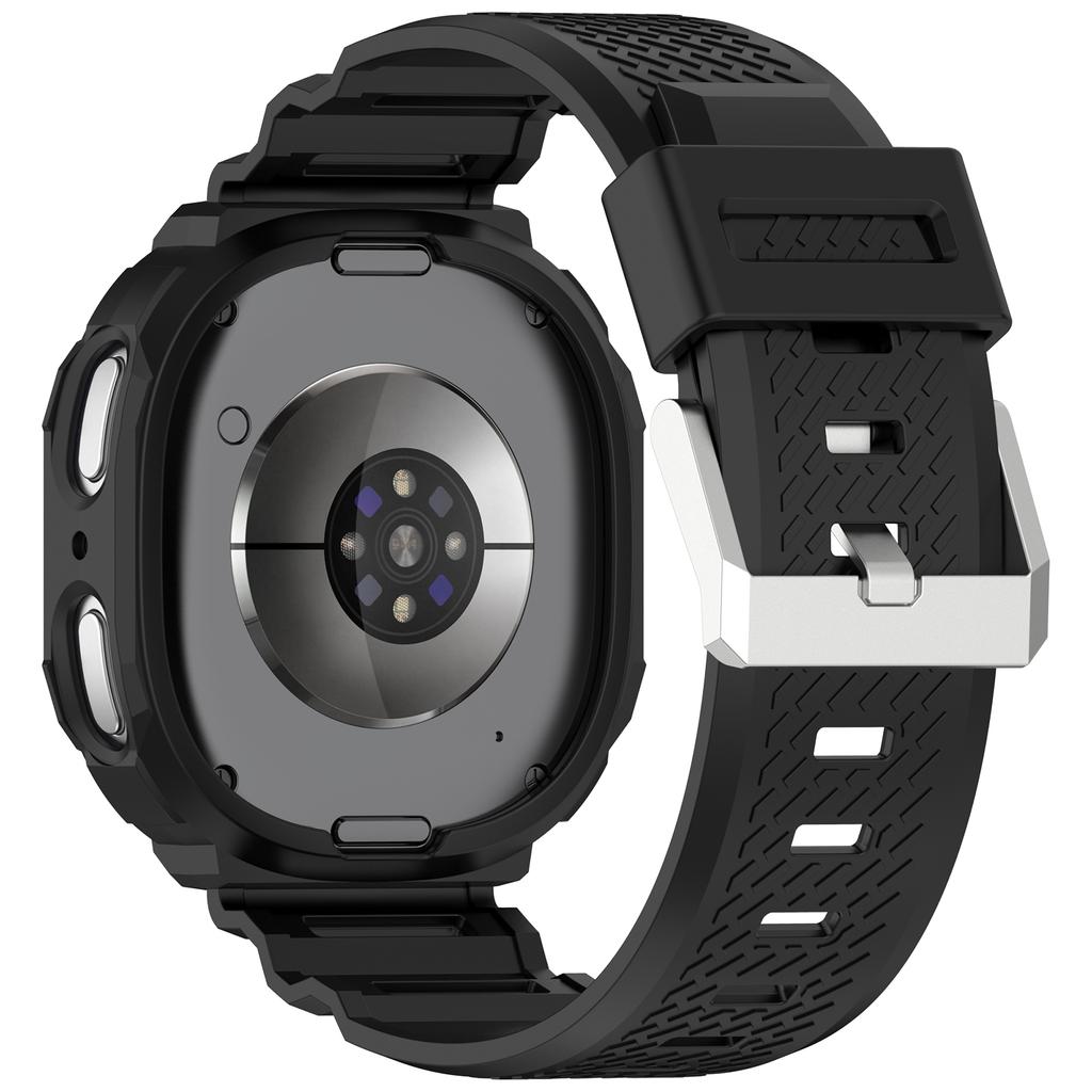For Samsung Galaxy Watch8 44mm TPU Strap with Integrated Watch Case Adjustable Watchband