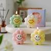 Handmade Cute Sunflower Face Scented Candle Ornament Gift
