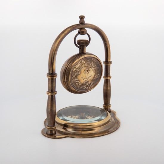 15,24 см настольные часы в викторианском морском стиле и полочные каминные часы с компасом, декор для домашнего офиса, классическое украшение камина