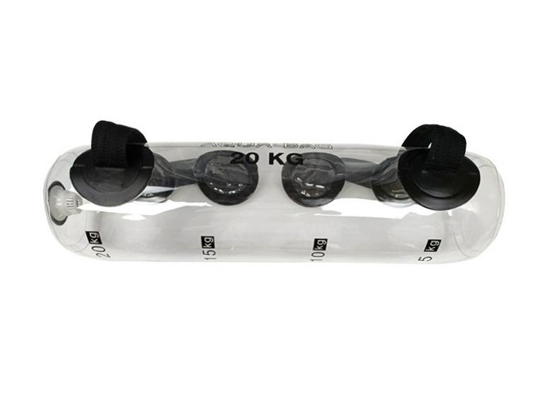 Clear PVC Water-Air Combo Fitness Bag: Weighted Squat Z Energy Pack for Balance Training