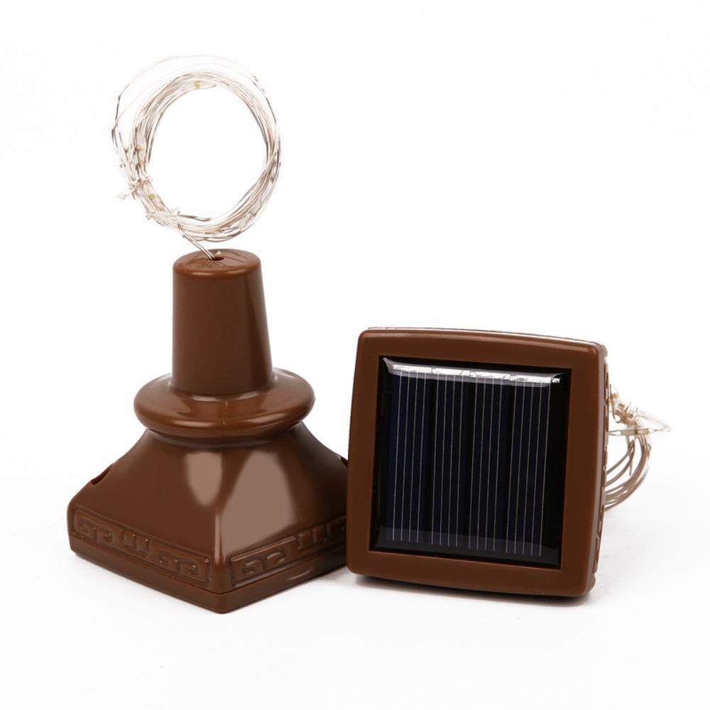 5 шт. Медные гирлянды на солнечной батарее в форме пробки, Новые пробочные гирлянды для винных бутылок