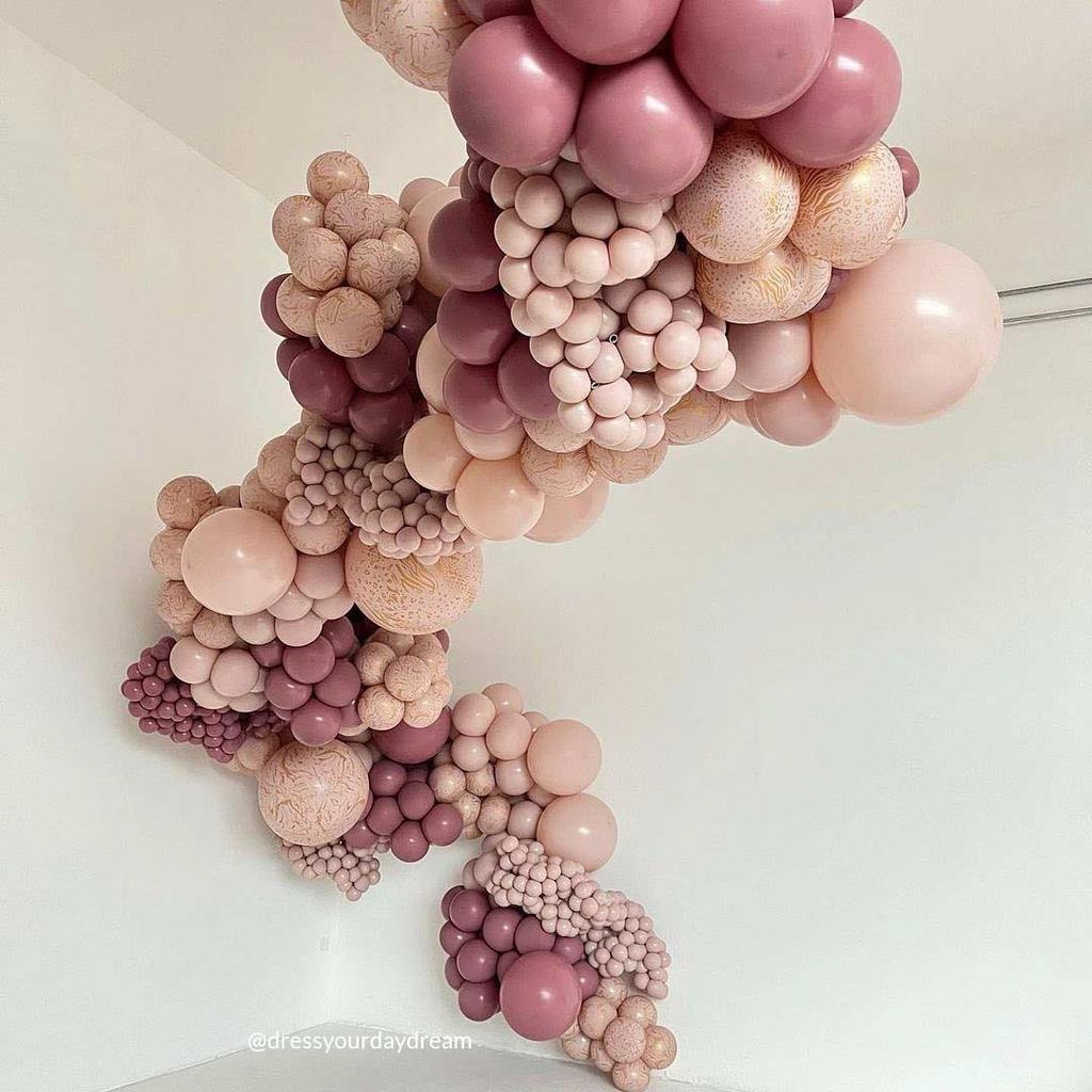 Balony Lateksowe Kalisan Pink Blush, Różowy 30 Cm, 100 Szt.