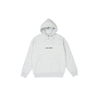 Palace Спортивный капюшон серого меланжевого цвета унисекс-топы P25CS020