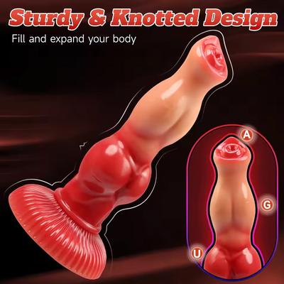 Реалистичный собачий дилдо Большая задница Анальная пробка Вагинальная мастурбация Взрослые дилдо Секс-игрушки для мужчин и женщин Огромный чудовищный лошадиный пенис