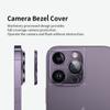 For iPhone 12 13 14 Pro Max Metal Ring Camera Lens Protectors For iPhone 14 Plus 12Mini 13 Mini Glass Camera Armor Lens Film