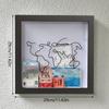 1PC Souvenirs Photo Frames Map Box Adventure Archive Boxes Adventure File Box Money Box For Postcards Ticket Organizer Travel