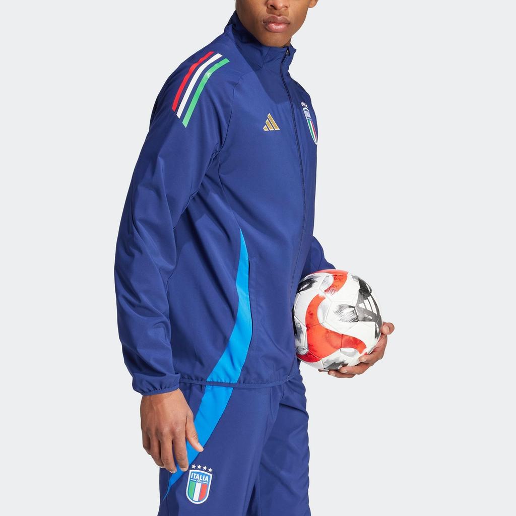 Adidas Италия Tiro 24 Competition Soccer Training Jacket Мужская куртка Midnight Blue IQ2184