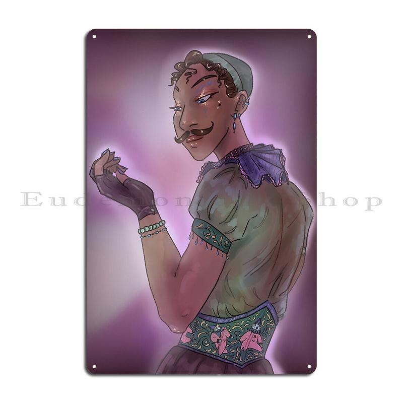 Особняк Луиджи: Невилл Портрет Металлические Знаки Настенная Роспись Дизайн Кухни Настенный Декор Жестяная табличка Постеры