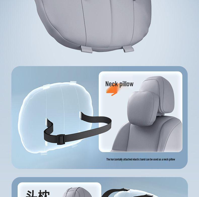 Xpeng M03 Car Headrest & Lumbar Support Pillow for Neck & Waist Protection