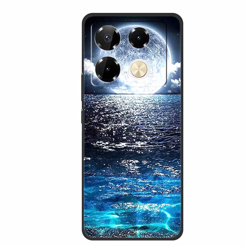 Чехол для Infinix Note 40 Pro 4G, мягкий силиконовый задний чехол из ТПУ для телефонов Infinix Note40 X6850 X6853, оригинальный цветной Capa