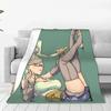 Seiko Ayase Dandadan Blanket Super Soft Plush Throw for Kids Flannel Bedspread Outdoor Use Bed Cover
