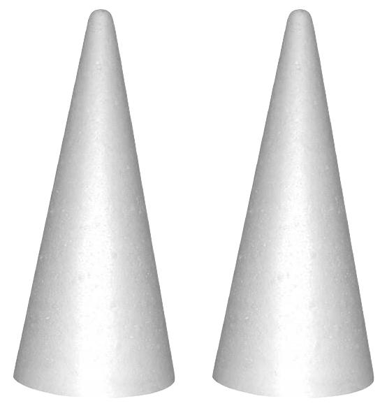 Styrofoam Cone 35cm 2 pcs