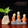 Украшения из смолы «Дзен-монах»: Креативный китайский декор для крыльца или книжного шкафа. Подарки на новоселье