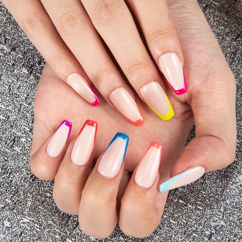 ROSALIND 5ml Neon Nail Gel Shiny Pen Bright For Nail Art Design LED/UV Lamp Base&Top Coat