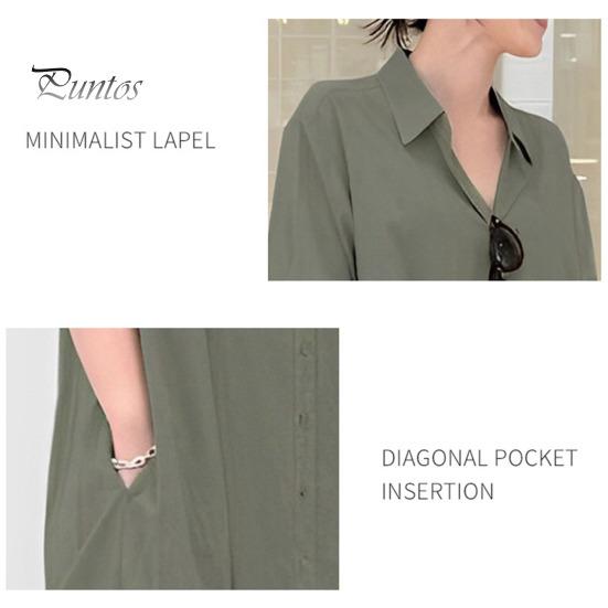 Женское весеннее платье с отложным воротником, свободное однобортное однобортное платье с длинными рукавами и карманами на пуговицах, тип рубашки до щиколотки, осеннее повседневное платье макси