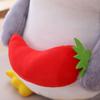 25 см 45 см милая плюшевая игрушка пингвин серая мягкая игрушка кукла держать пингвина арбуз банан детские игрушки подарок на день рождения для ребенка