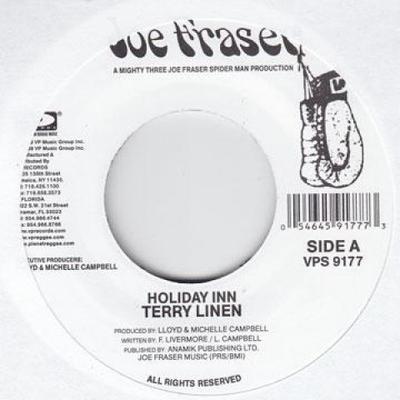 7-дюймовая пластинка TERRY LINEN / NEWS MAN - Holiday Inn / News VPS9177 Джо Фрейзер 2009 США Регги, Ска и Даб