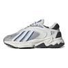 adidas Оригинальные дышащие спортивные повседневные кроссовки Originals Oztral с низким верхом для детей, белые с серебристыми вставками HR0266