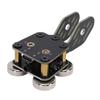 CW Key Automatic Shortwave Radio Double Paddle Morse Code Key Telegraph Key PCB Built in Magnet