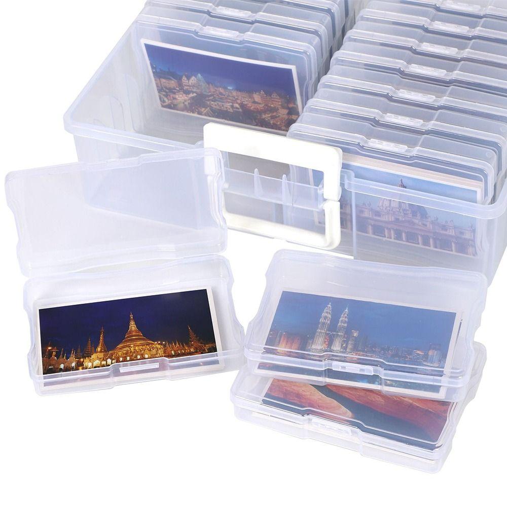 Hardware Photo Storage Box 4x6Inch Electronic Component Box Classification Organize  Student