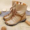 Women's Demi-season Boots Made of Genuine Leather