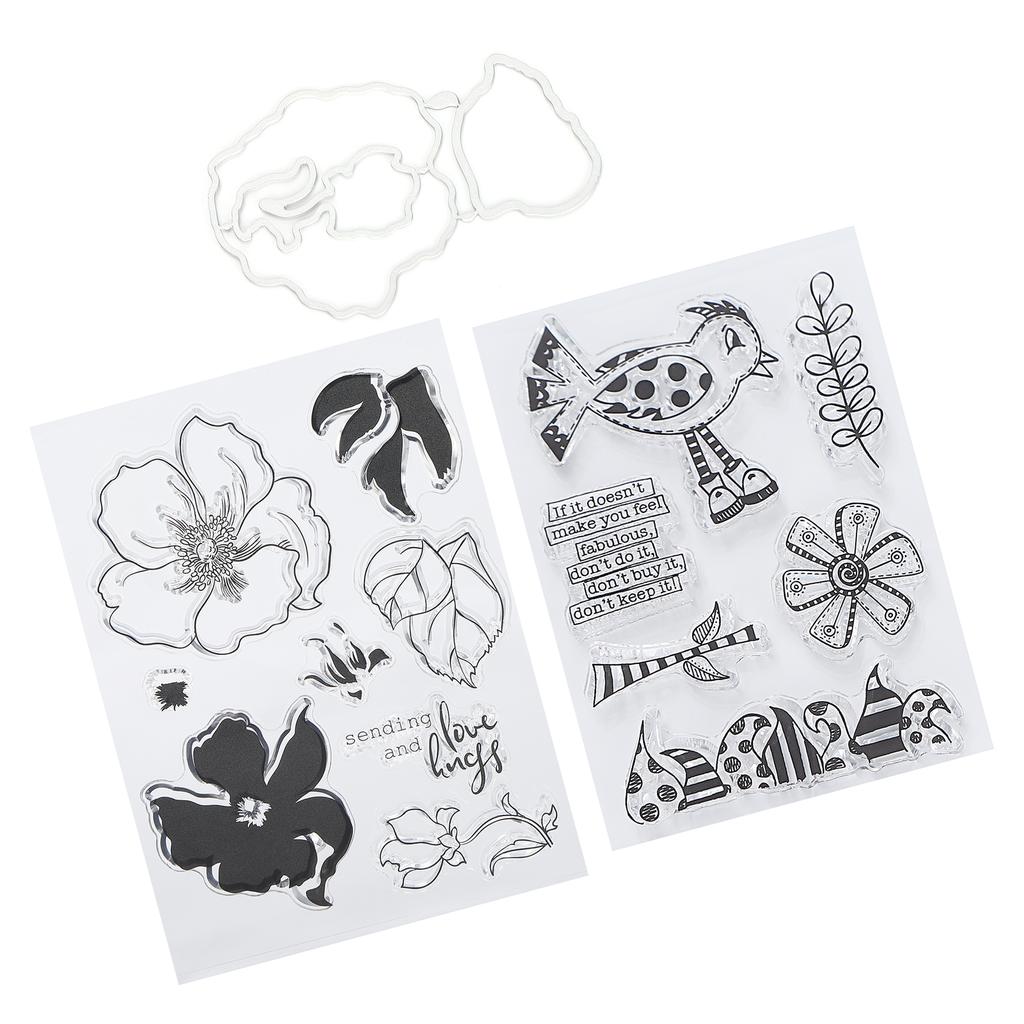 Transparent Stamp Rubber Journal Album Decoration HandMade Crafts Supplies