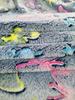 Glow in the dark blanket 150x200 colorful fluo butterflies