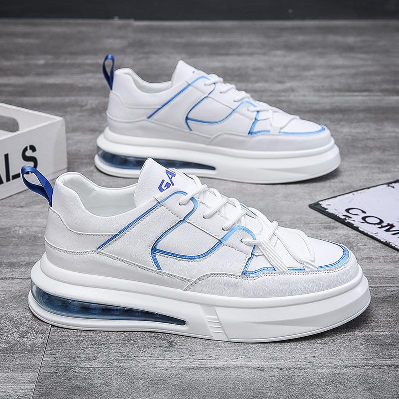 Мужская обувь, повседневная обувь на весну и осень, модная универсальная модная обувь, туфли на воздушной подушке с плоским каблуком, цветовое соответствие, завод в Вэньчжоу