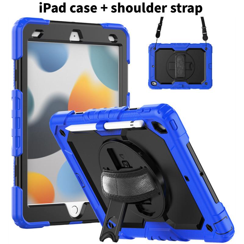 For Ipad Air 11 Shockproof Silicone Case With Adjustable Pc Stand For Heavyduty Protection