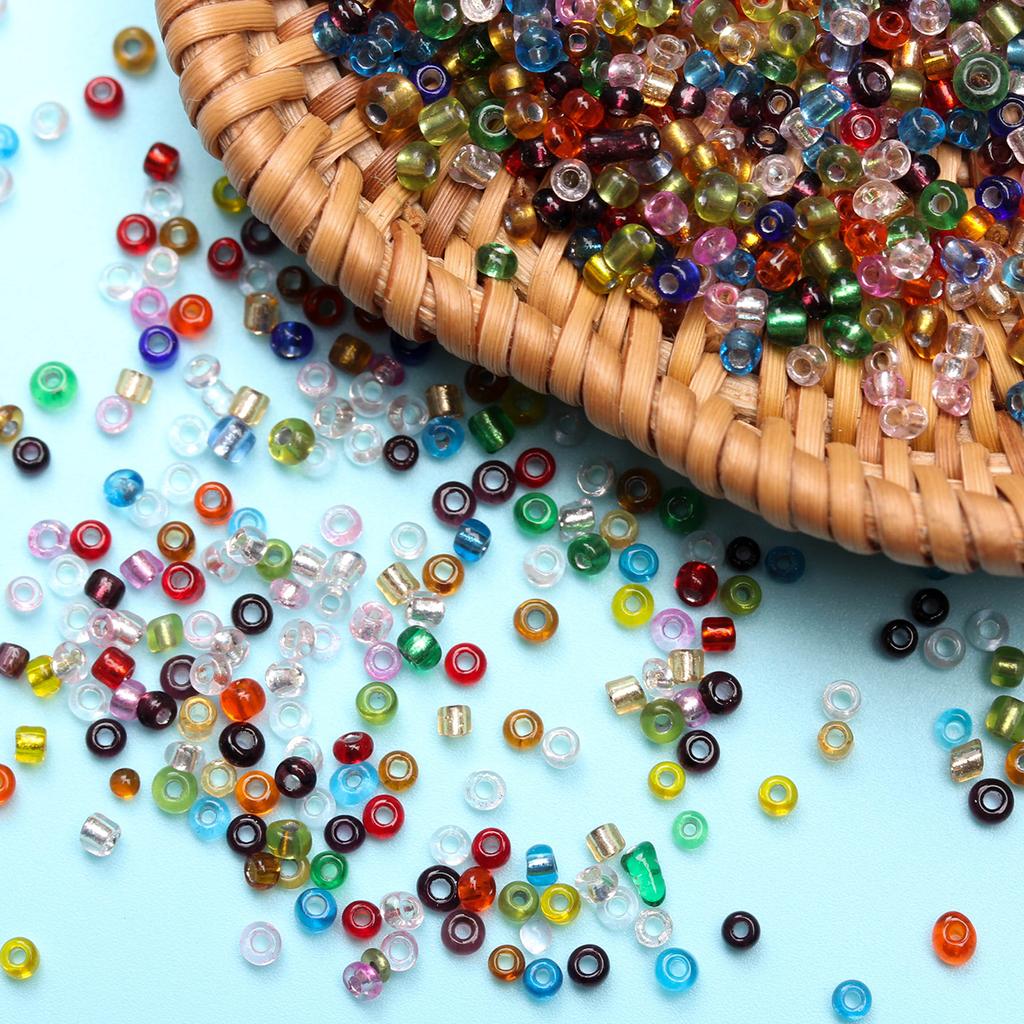 Home Party Supplies Loose Beads 2mm 3000PCS/Pack Material For DIY Bracelet Necklace Fashi Mini Beads Glass Bead Jewelry Making