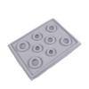 Bracelet Beading Tray Jewelry Design Tool Gray Flocked Bead Board DIY Necklace Tool Measuring Tool