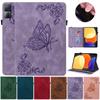 Tablet Case For Xiaomi Redmi Pad 5g Case 10.61 Inch Cute Butterfly Embossed PU Leather Soft Silicone Shell For Xiaomi Redmi Pad Tablet Cover