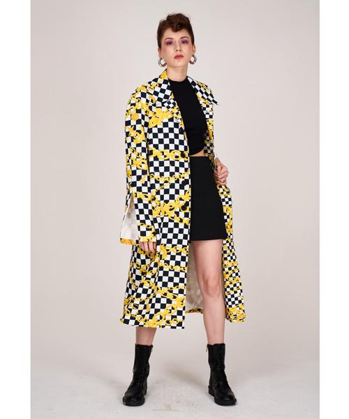 Greedilous Checkerboard Chain Coat