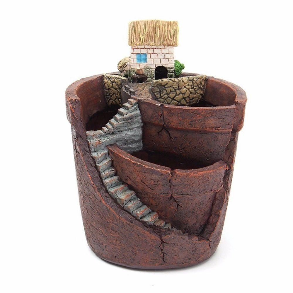 Bathromm Home Decor Flower Pots Green Plants Sky Garden Planter Bonsai Pot Succulent Flower Basket