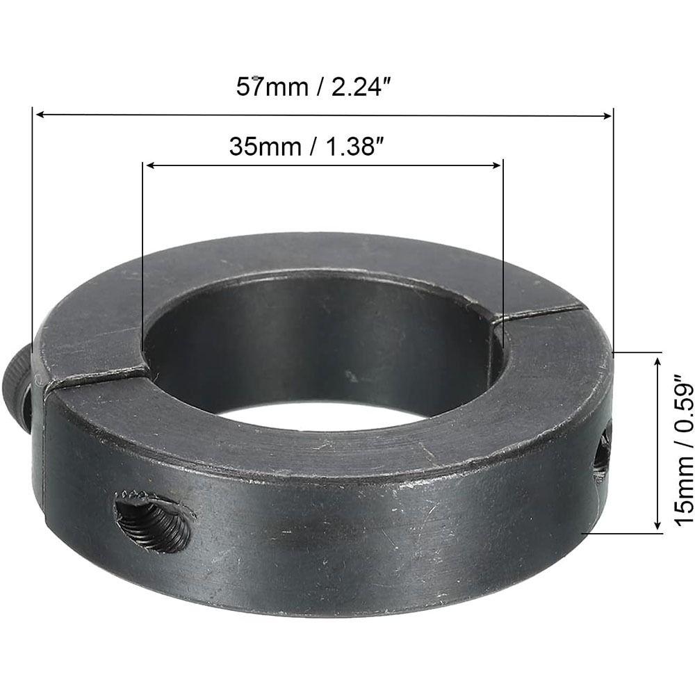 Внутренний диаметр 6-55 мм Двойной разъемный зажимной воротник Отверстие удерживающий зажим Системы конвейерных лент