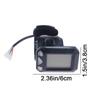 1Pc 36V Adjustable Electric Scooter Instrument Display Screen Switch Accelerator for 5.5/6.5 Inches Scooter Parts