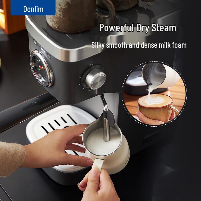 Donlim DL-6400 Semi-Automatic Espresso Machine CN plug (adapter included)