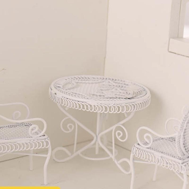 Coffee Table Chair Furniture Model for Dollhouses Living Room Scene Realistic Coffee Table Model for Creative Furniture