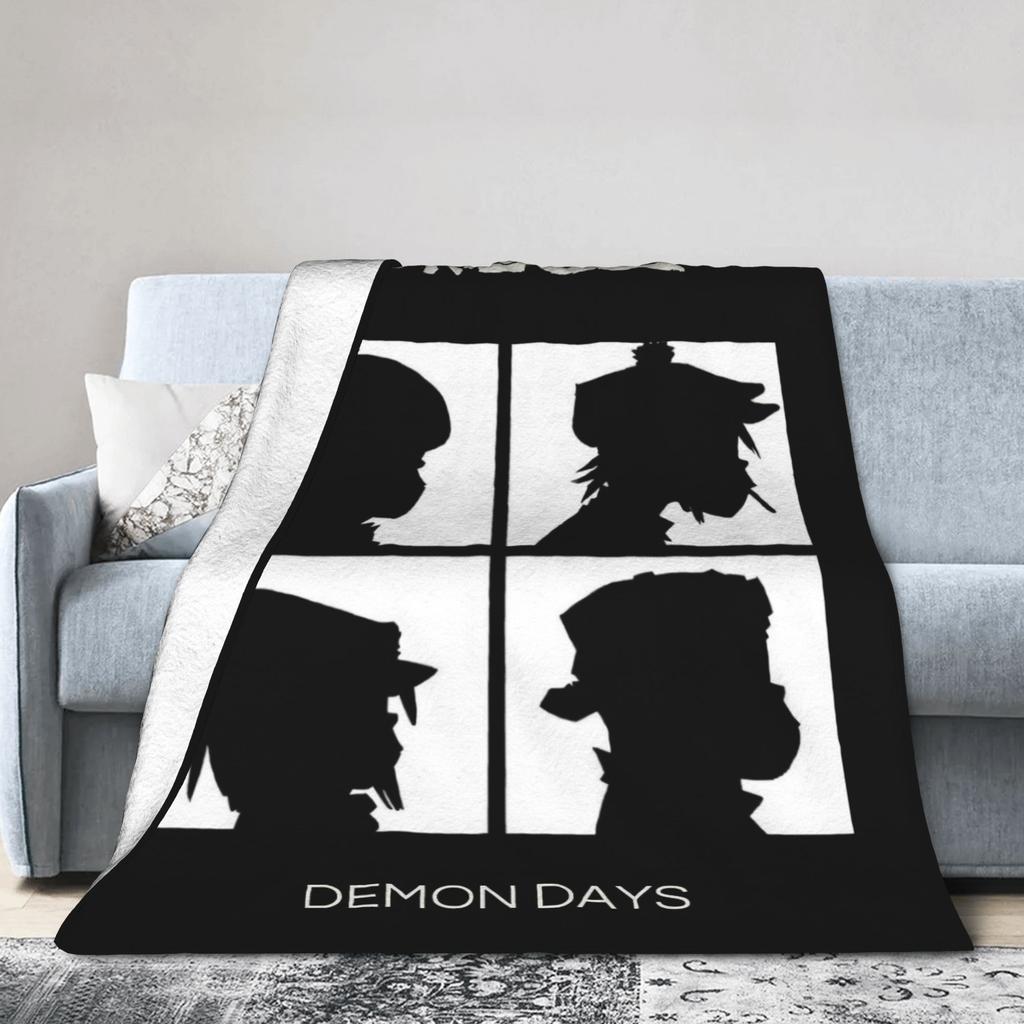 Одеяла музыкальной группы G-Gorillaz Супер теплые пушистые плюшевые одеяла для детей и взрослых, накидки для дивана, кресла, софы, кровати, покрывало