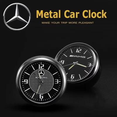 Цифровые автомобильные часы для Mercedes Benz AMG GLE GLC GLS GLK GLA CLS CLA W211 W212 W210 W203 W204 W205 W176 E260 E200 A B C E-класса