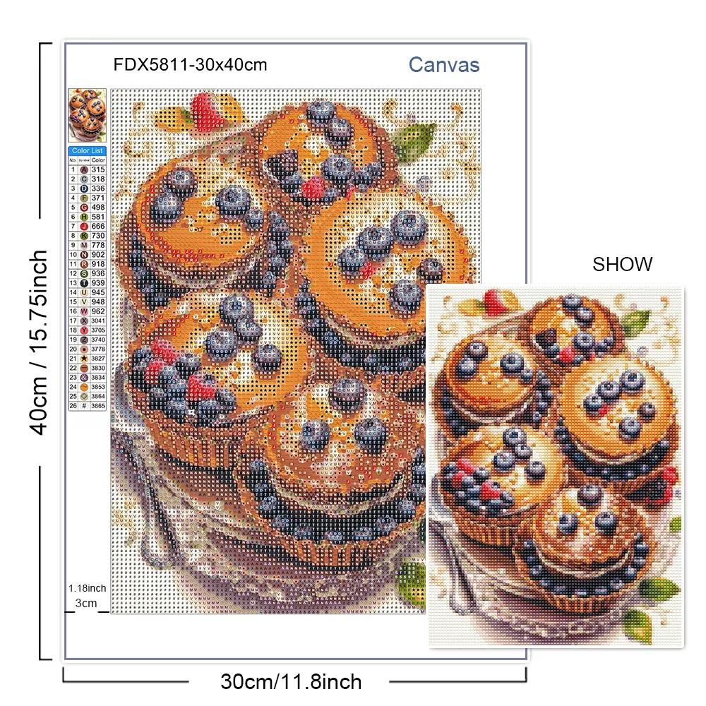 New Kitchen Restaurant Diamond Painting Decoration Bread Coffee Diamond Cross Stitch Kit DIY Handmade Adult Hobby Gift