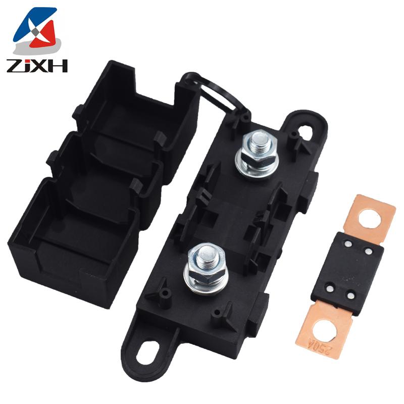 1PCS ANM-H3 MEGA Auto Fuse Holder/ANM Bolt-on blade fuse holder Flat Type Fuse 30A50A 60A 70A 80A 100A 125A 175A 200A 225A -500A Fuse Holders1