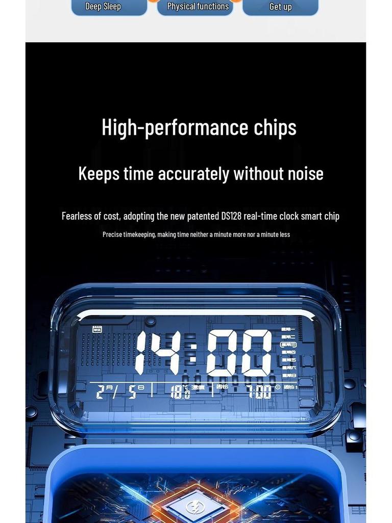 Smart Multifunctional Alarm Clock: Ideal for Students and Children