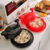 2 шт. Ручная мясорубка (1 крышка и 1 основание), Пластиковый измельчитель куриной грудки, экономящий силы, идеально подходит для кемпинга, барбекю и домашней кухни