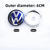 For VW Volkswagen Jetta MK5 Golf 4CS 56mm 60mm 65mm 70mm 76mm Car Wheel Center Cap Hub Covers Badge For VW Volkswagen Jetta MK5 VG7Y3